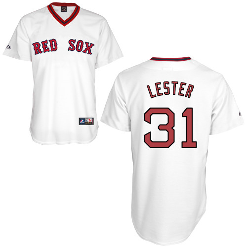 Jon Lester #31 MLB Jersey-Boston Red Sox Men's Authentic Home Alumni Association Baseball Jersey